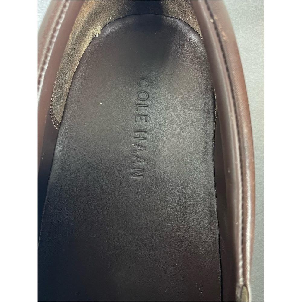 Cole Haan Tucker Venetian Dark Brown Leather Slip-On Loafers Mens 11M C04059 - Picture 3 of 12